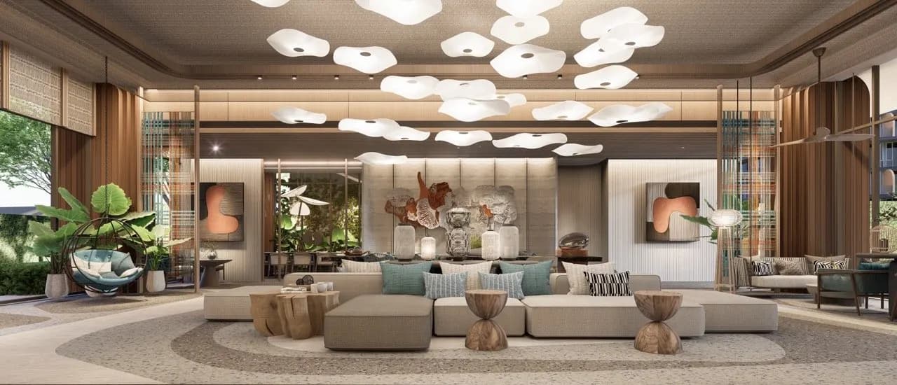 Лобби в стиле luxury resort